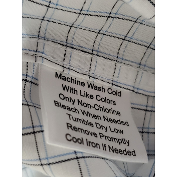 Jos. A. Bank Comfort Stretch Slim Fit Men’s Dress Shirt Size 16 32/33 - Picture 5 of 11